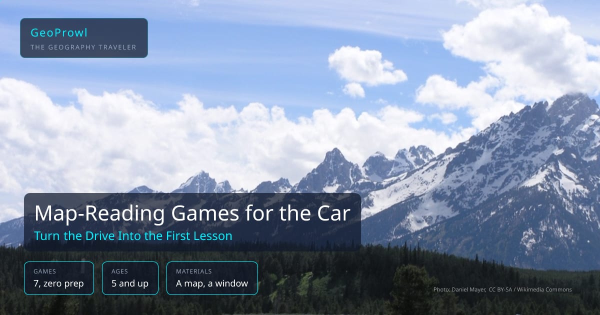 7 Map-Reading Games to Play in the Car on the Way to Any National Park